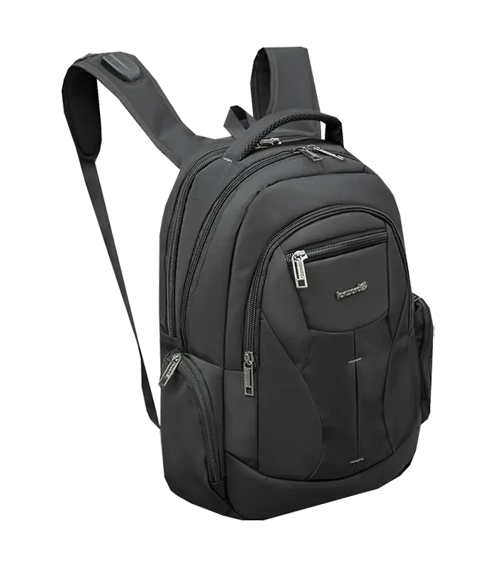 Black sports school bag for girls 6507 CHICAGO کیف مدرسه دخترانه اسپرت مشکی 6507 CHICAGO