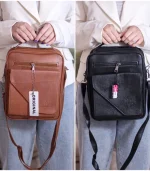 کیف دوشی چرم مصنوعی سوگو سایز بزرگ 16280 - تصویر 2