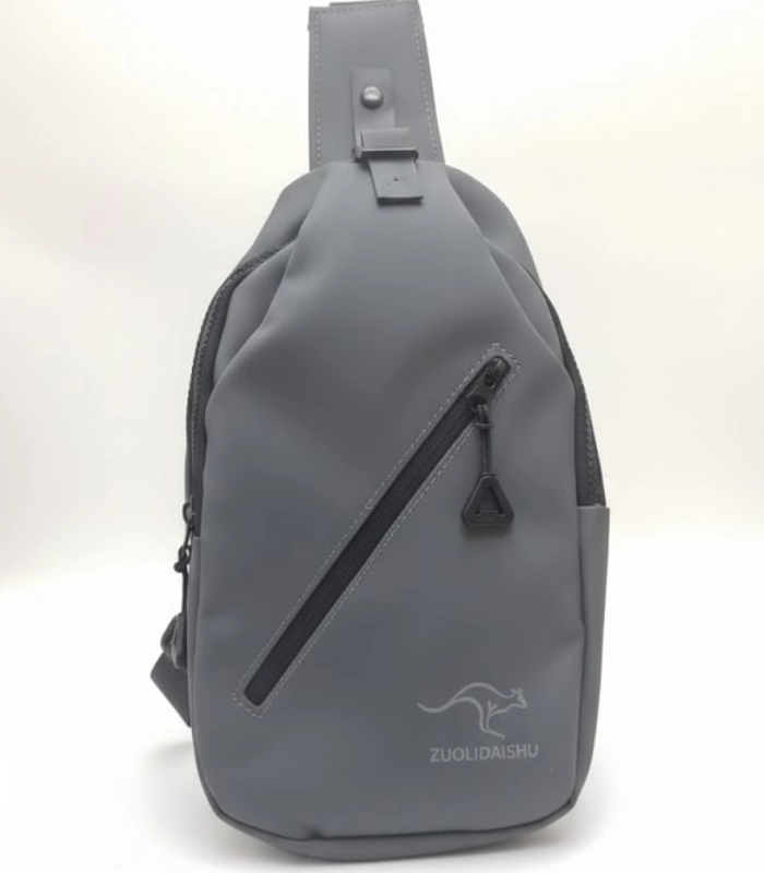 cross body bag بادی بگ کانگرو طوسی