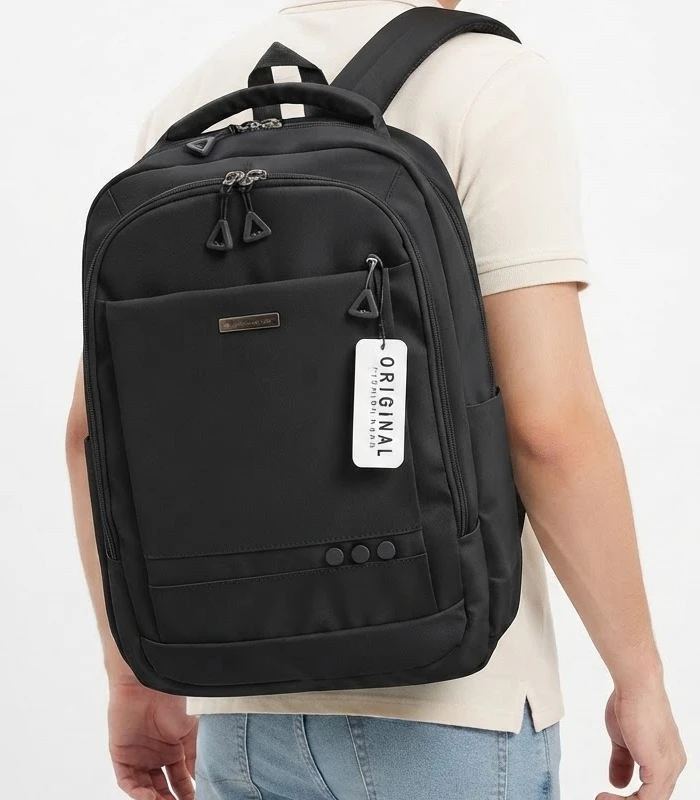 back pack skin 4282 waterproof (3) کوله پشتی لپ تاپ 16 اینچ سه دکمه