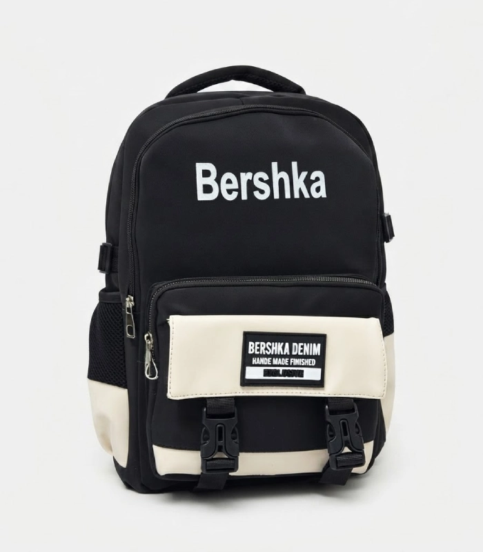 backpack breshka (3) کوله پشتی فانتزی دخترونه مشکی کرم برشکا