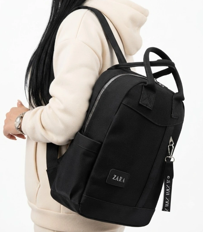 backpack zarar uni girl (2) کوله پشتی دانشجویی دخترونه فانتزی مشکی
