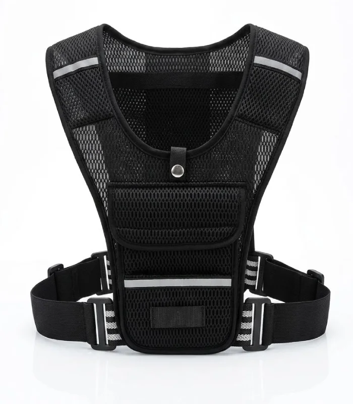 bag 25001 (6) جلیقه دویدن مشکی ساده تنفس پذیر